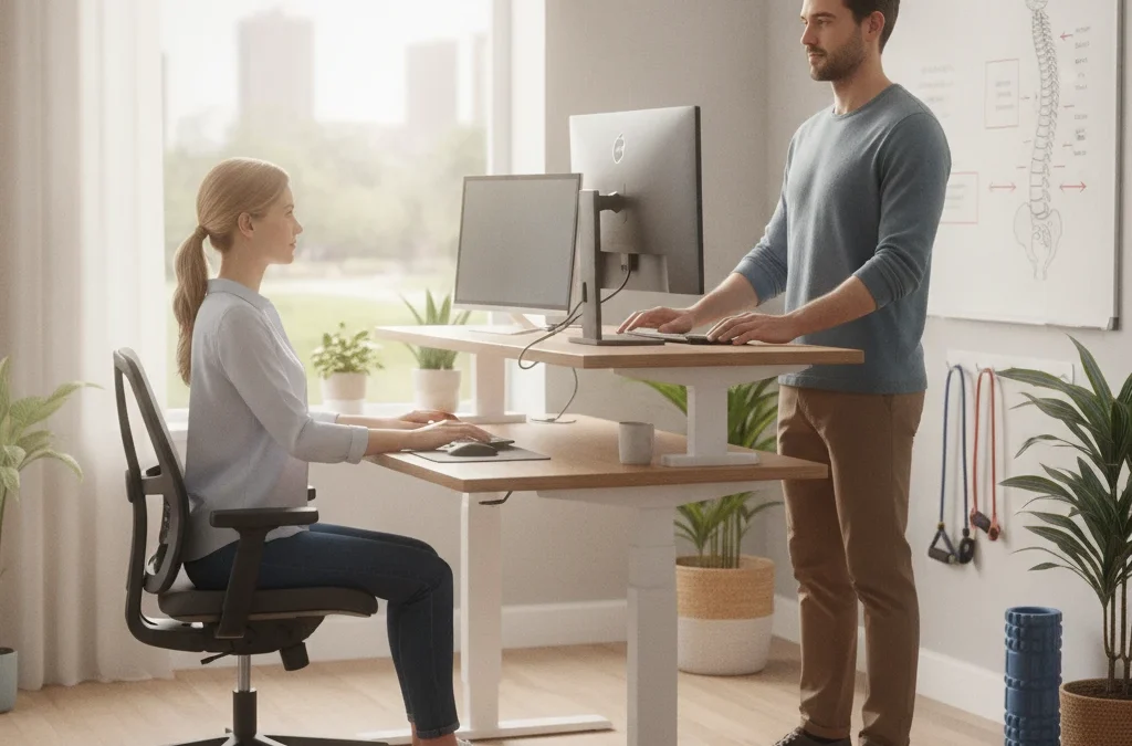 How to Improve Posture & Prevent Pain for Desk-Bound Adults?